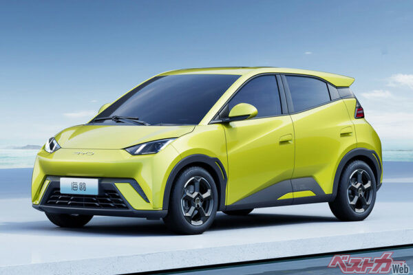 BYDの小型EV海鴎（シーガル）。値下げによりなんと110万円という衝撃価格に