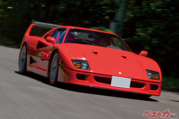 伊豆・修善寺のサイクルスポーツセンターでフェラーリ F40の真の実力を体感