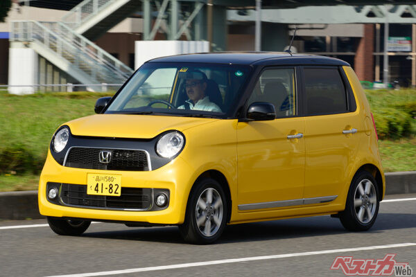 初代ホンダ N-ONE（2012年登場）全高1610mmの軽ハイトワゴン。デザインの完成度が高いため、2代目もほぼ同じ形で登場