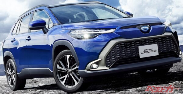 2021年に登場したカローラクロス。カローラシリーズ55年目にして初のSUVとなった