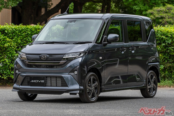 新型ダイハツ ムーヴではNAのXが買い得というのは両者の見解が一致したが、写真のターボのRSは好対照の評価