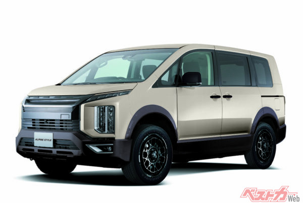 THIRD Space札幌で展示・販売されるALPINE STYLEのデリカD:5