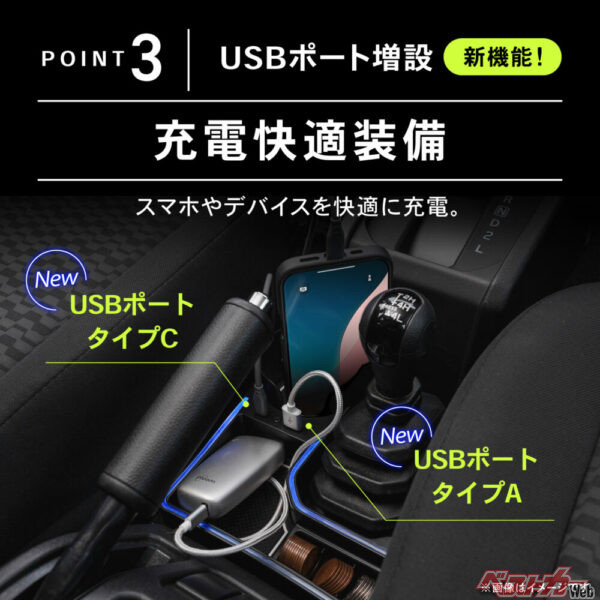 タイプA・Cの両方用意されている。デバイスによって使い分けることができるのはうれしい