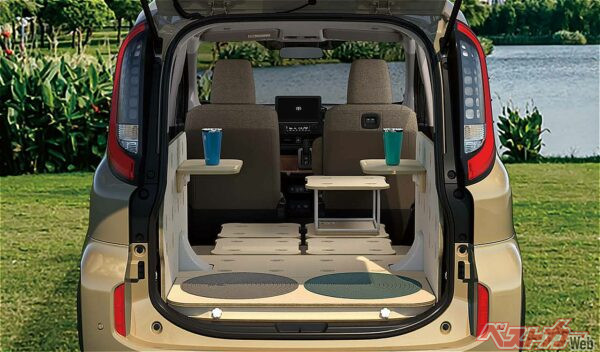 フレキシブルな荷室を実現したシエンタ「JUNO」