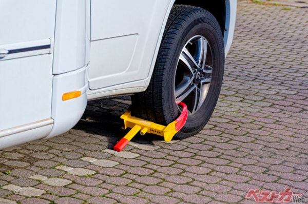 ハンドルロック、ホイールロックも完全な防犯にはならない（Mickis Fotowelt@Adobe Stock）