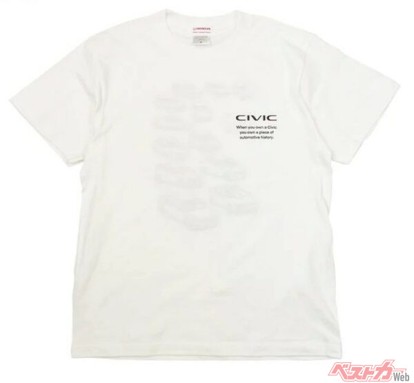 正面はシンプルだけど、しっかり現行シビックのロゴが!