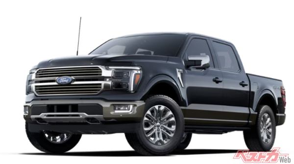 4ドア5人乗りのフォードF-150スーパークルー