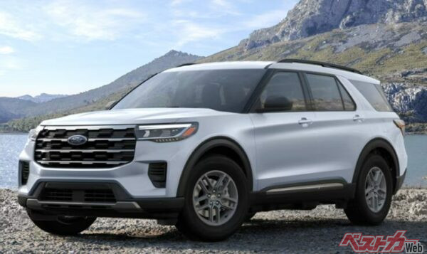 かつて日本でもベストセラーSUVだったフォードエクスプローラー（写真は2025年モデル）