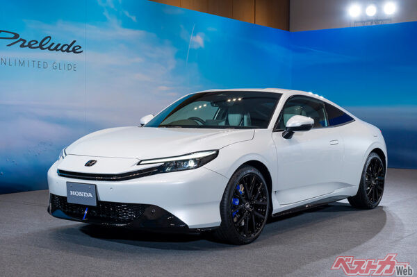 2025年9月登場予定の新型ホンダ プレリュード。スポーティクーペのプレリュードの登場はホンダの明るい材料だ