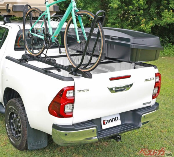 ハイラックス荷台カスタム新提案！　INNO専用ベースキャリア登場