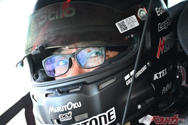 富士スピードウェイでは不完全燃焼だったのか目の奥に闘志が見える