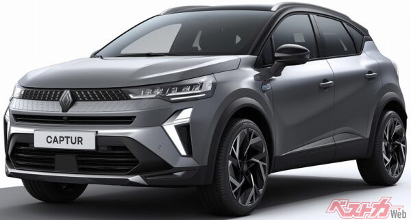 新型のルノーキャプチャー。マイナーチェンジとは思えないほど、エクステリア・インテリアともに大きく様変わりした