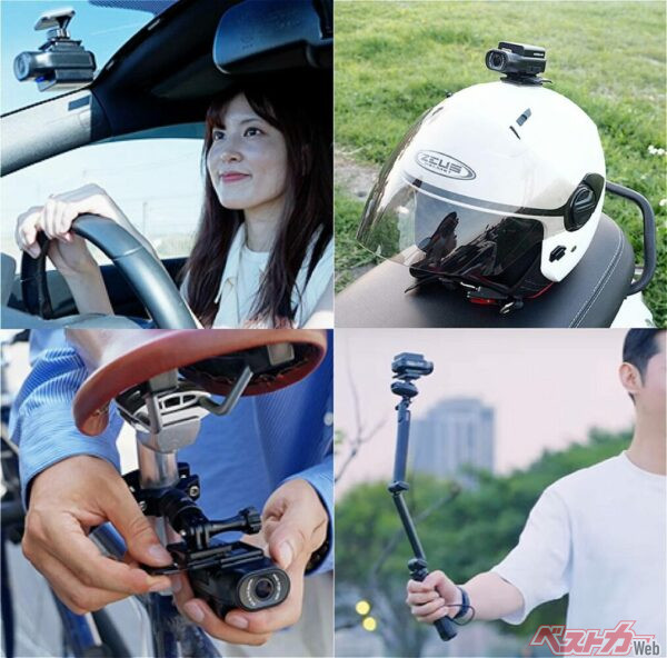 ドラレコとしてはもちろんハンディカメラとしても使える