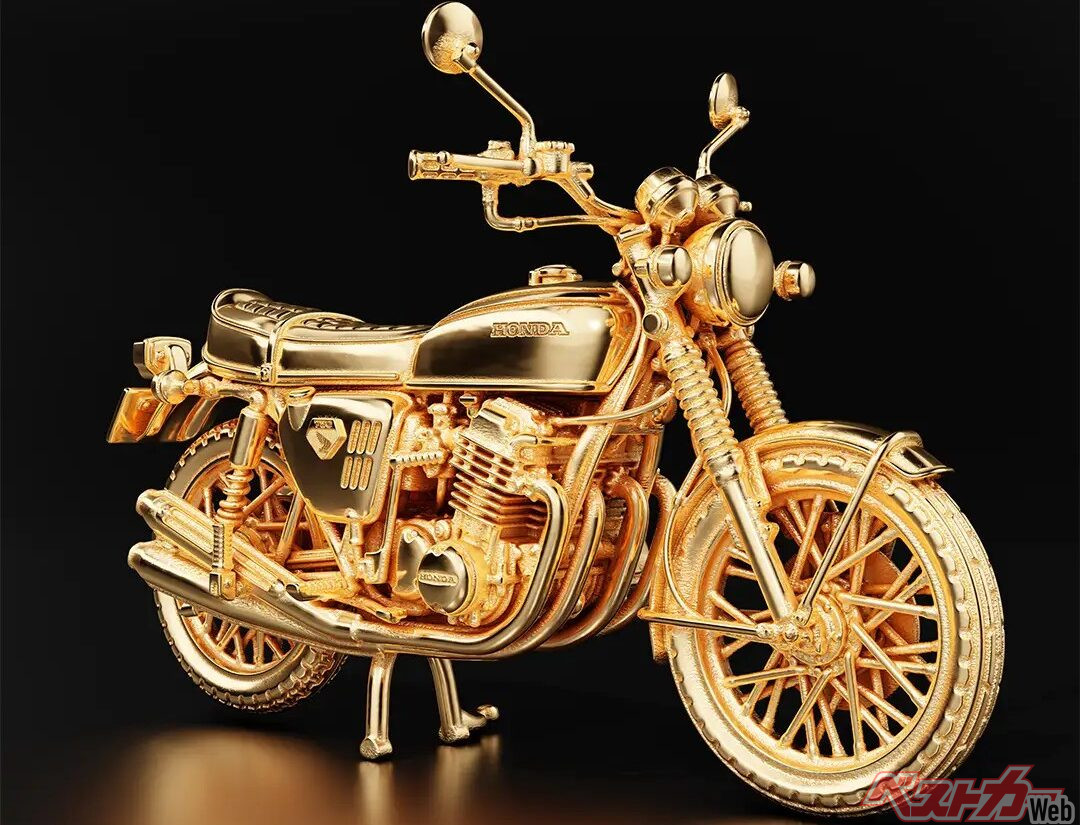 再現度はんぱねぇな!! CB750FOUR 1969年モデル1/24シルバーフィギュア