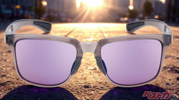 運転中   赤と黄が自然と目に飛び込む新発想！　SWANS「ドライビング サングラス」の特別機能