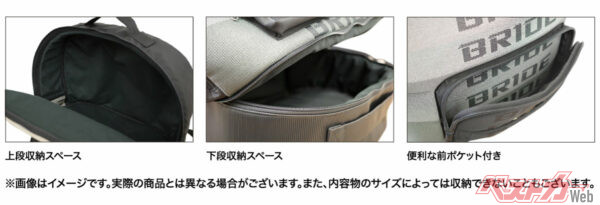 使いやすさを考えた細かいポケットも付いている