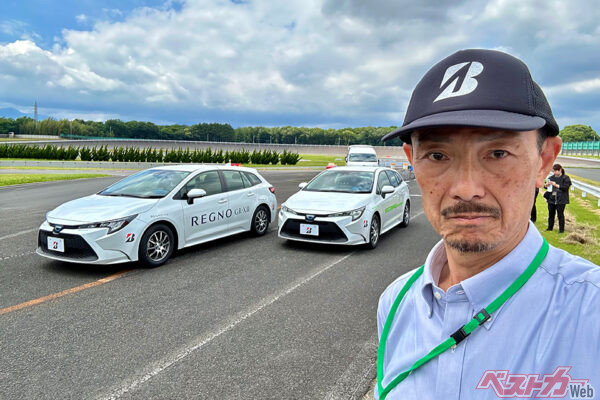 ベストカー編集部ウメキが栃木県那須塩原市にあるブリヂストンのテストコース「プルービンググラウンド」を訪問