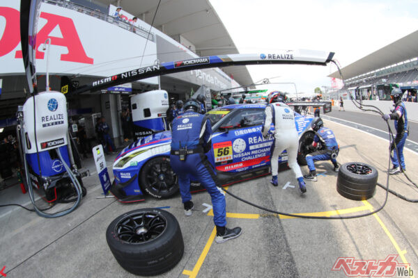 ピットインでの作戦が成功する