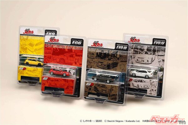 伝説のバトルを机で再現!! 頭文字Dの30周年記念ジオラマ付き