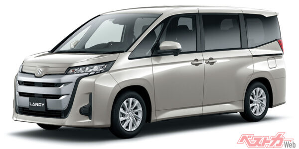 こちらがスズキ ランディ。トヨタからノアを越境入学させ、主力として重用