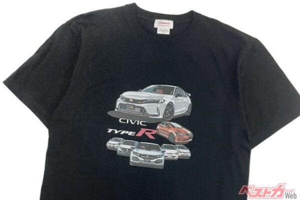 オレの心臓にもVTEC積まれてんだよ！　歴代シビックタイプRのTシャツが宇都宮で店頭販売開始！