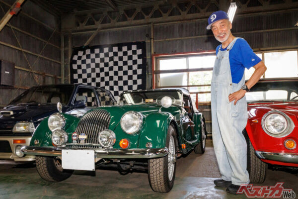 クラシカルなデザインが最高! あまり知られていないかもしれないが、テリーさんの「モーガン好き」は大変なレベルに達している