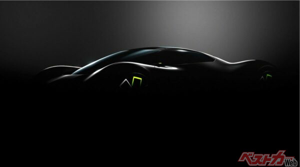 2023年8月に開催された「モントレーカーウィーク」で公開されたアキュラエレクトリックビジョンスタディ」のティザー画像