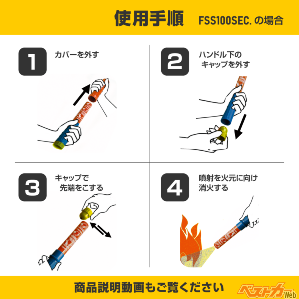 使用方法も簡単!!