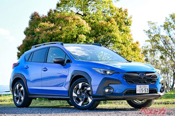 スバル クロストレック（ツーリング4WD・323万4000円）2022年12月登場。フルタイム4WDと200mmの最低地上高による悪路走破性も魅力