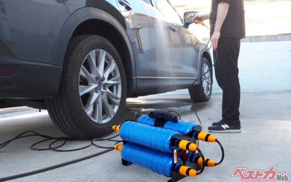 驚きの進化！　純水で水シミ知らずの洗車器「水シミZERO」登場