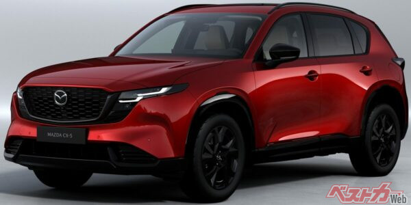 2025年7月10日にワールドプレミアとなった新型CX-5。ブランドを支える主力商品として2025年末に欧州から導入予定だ
