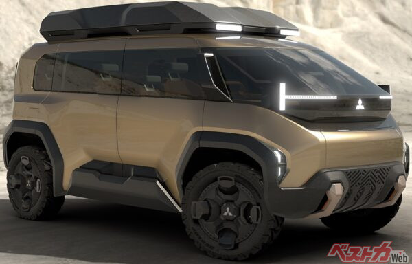 JMS2023で登場したD:Xコンセプト。オフロードテイストに溢れたワイルドなデザインだった