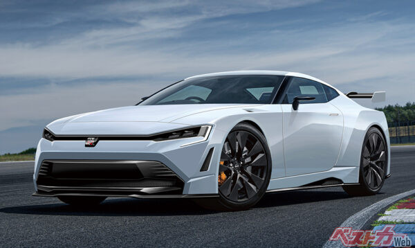 日産 GT-Rは4輪を緻密に制御できるBEVならではの統合制御電動4WDを搭載（ベストカー編集部作成の予想CG）