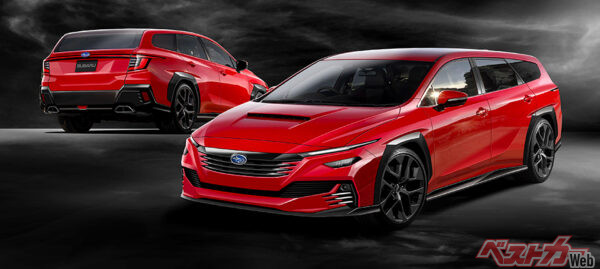 トヨタのシステムをベースに、独自の技術を投入するS：HEV。スバルらしさを味わえるHEVだ（ベストカー編集部作成の予想CG）