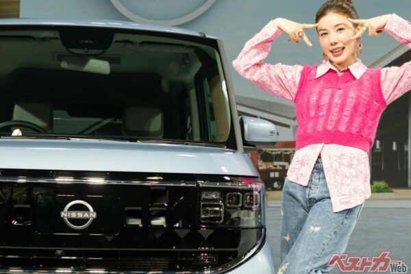 仲里依紗さんが大興奮!!　日産新型ルークスの姿に思わず”可愛い”と連呼させた「かどまる四角スタイル」どんな工夫がある？