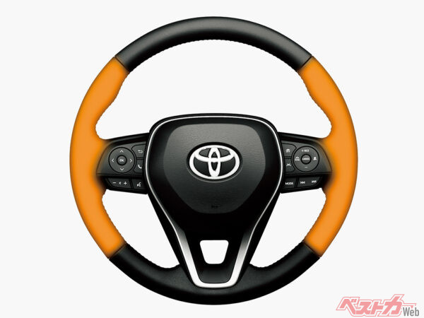 トヨタ カローラスポーツ ステアリングヒーター（G “Z” グレードに標準装備・2025年5月 一部改良時の公式画像より）