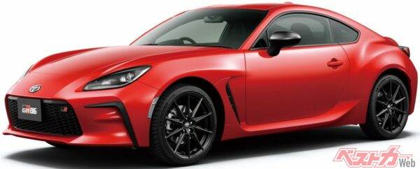 2021年10月にデビューした第2世代の「GR86」。車両本体価格は税込293～361万円とリーズナブルだ。2025年8月には一部改良モデルが登場しており、今後も好調な販売が続くものと考えられる