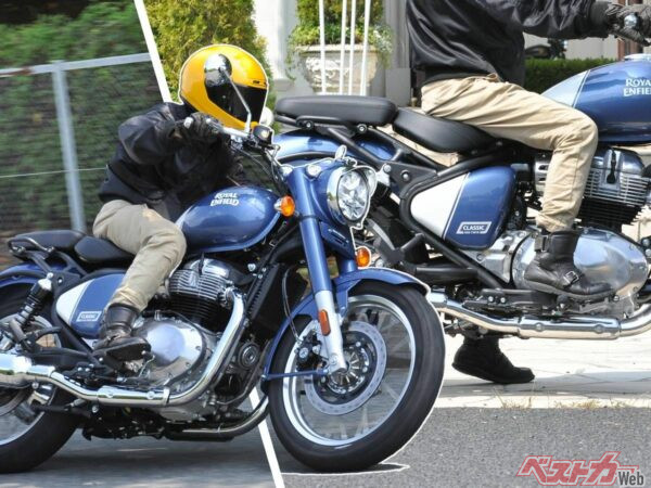 【165cm足つき△】「クラシック650」足つきチェック&試乗！ レトロだからって小さくはない！ それでも乗りたくなる魅力あり