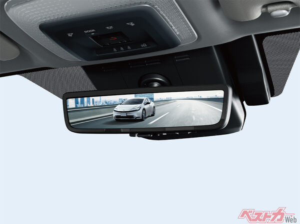 デジタルインナーミラー（一部改良・Zに標準装備／2025年7月 一部改良・特別仕様車設定時の公式画像より）
