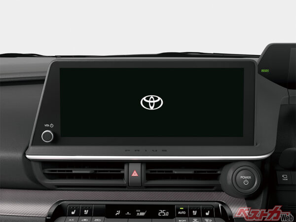 12.3インチディスプレイオーディオ（コネクティッドナビ対応／一部改良・Zに標準装備）Plus（2025年7月 一部改良・特別仕様車設定時の公式画像より）