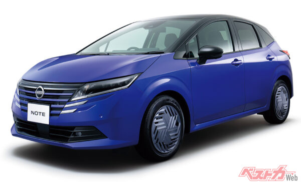 日産 ノート（2025年8月 一部仕様向上実施時の公式画像より）