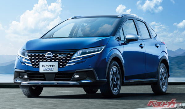 日産 ノート AUTECH CROSSOVER（2025年8月 一部仕様向上実施時の公式画像より）