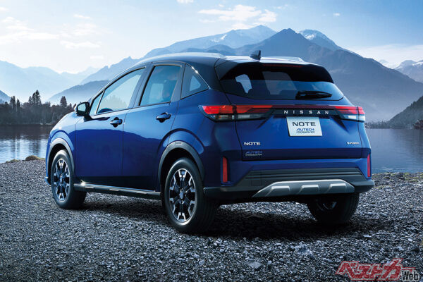 日産 ノート AUTECH CROSSOVER（2025年8月 一部仕様向上実施時の公式画像より）