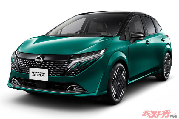 日産 ノート オーラ（2025年8月 一部仕様向上実施時の公式画像より）