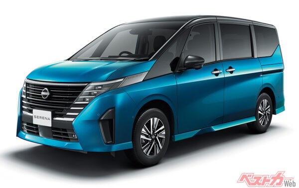 日産 セレナ（2024年9月 一部仕様向上実施時の公式画像より）