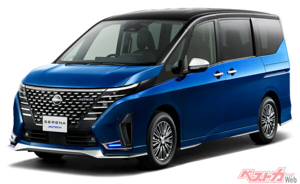 日産 セレナ AUTECH（2024年9月 一部仕様向上実施時の公式画像より）