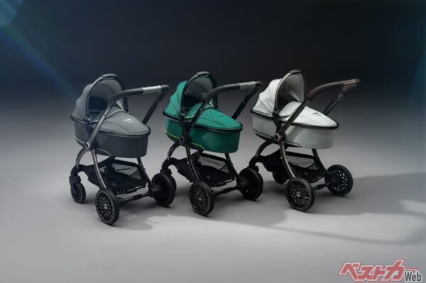 カラーは3色。アストンマーティンらしいグリーンと2種類のグレー