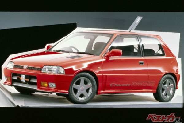 トヨタ博物館だからといって展示されるのはトヨタ車だけではない。画像はダイハツ シャレード デトマソ。