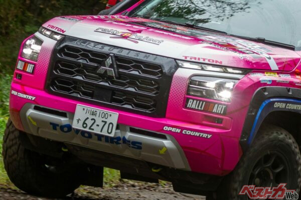 三菱トライトンがラリー北海道で実証！　川畑真人選手×竹岡圭選手が示した“無限大チューニング”と可能性