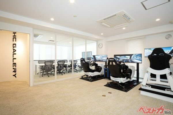 HC GALLERYの新宿シュミレータールーム